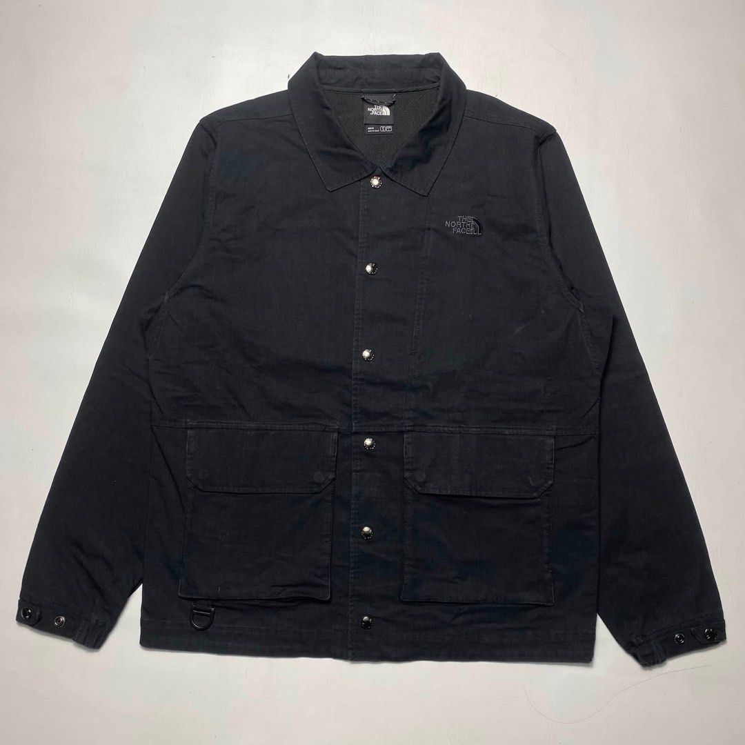 THE NORTH FACE BUTTON UP UTILITY JACKET (Category: Coats, Jackets and Outerwear) located in San Fernando. Submitted by upwear.ph (Listing ID 1464060794, Image 1). Description: THE NORTH FACE BUTTON UP UTILITY JACKET CONDITION : EXCELLENT SIZE : LARGE DIMENSIONS : W22.5 x L27 ISSUE: NONE .