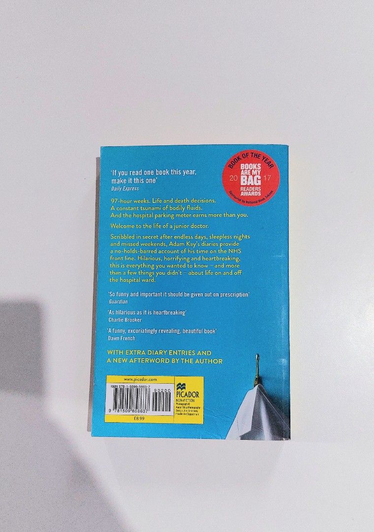 This is Going to Hurt by Adam Kay (Category: Storybooks) located in Tanauan. Submitted by solanaclassics (Listing ID 1464067478, Image 2). Description: 📚 major bookshelf clean out / clearance sale ~ — RFS: decluttering my bookshelves and switching to digital books — MOP: Gcash | fast shipping *feel free to send a message if you wish to negotiate the price :).