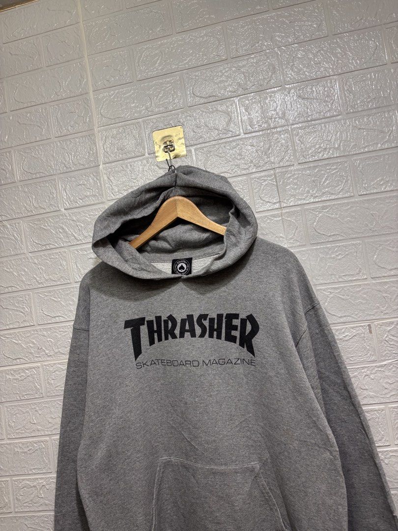 THRASHER HOODIE JACKET (Category: Coats, Jackets and Outerwear) located in Quezon City. Submitted by xoxochiq (Listing ID 1464071194, Image 2). Description: THRASHER HOODIE JACKET Large Length - 28 Width - 23 10/10 color rate Excellent Condition 850 only pm me!.
