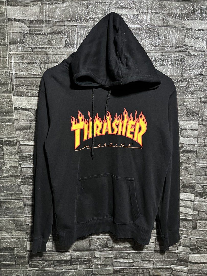 Thrasher Magazine Hoodie Jacket (Category: Coats, Jackets and Outerwear) located in Manila. Submitted by flex_curation (Listing ID 1463993257, Image 1). Description: 21x26 IN VERY GOOD CONDITION BACOOR CAVITE LOC.