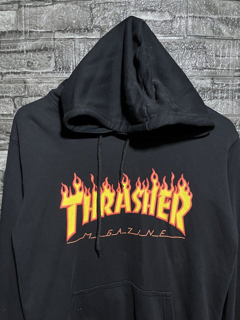 Thrasher Magazine Hoodie Jacket (Category: Coats, Jackets and Outerwear) located in Manila. Submitted by flex_curation (Listing ID 1463993257, Image 2). Description: 21x26 IN VERY GOOD CONDITION BACOOR CAVITE LOC.