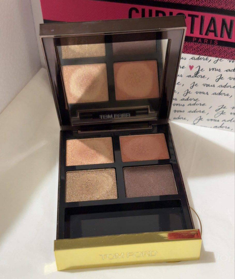 Tom For Eyeshadow Palette 036 Tiger Eye (Category: Makeup) located in Pasay City. Submitted by keynbloom (Listing ID 1464116416, Image 2). Description: - barely used;can't find the brush - shade: TIGER EYE - SRP: ₱7k+.