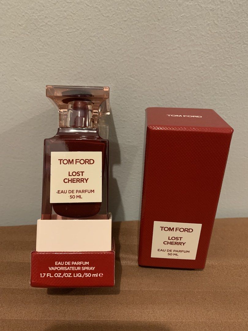 Tom Ford Lost Cherry Eau de Parfum 50ml (Category: Fragrance & Deodorants) located in Paranaque City. Submitted by zyyee (Listing ID 1463942757, Image 1). Description: - Tom Ford Lost Cherry Eau de Parfum - 50ml bottle, with 25ml left - Comes with original box - Vaporisateur spray - Highly praised scent.
