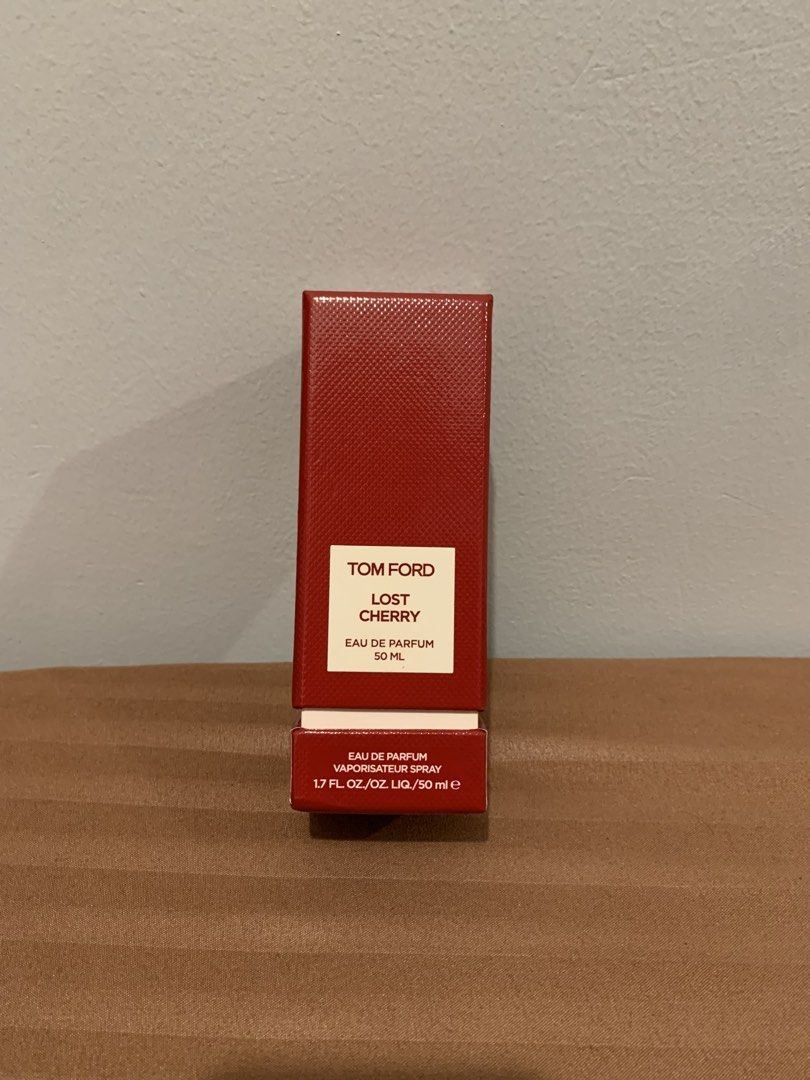 Tom Ford Lost Cherry Eau de Parfum 50ml (Category: Fragrance & Deodorants) located in Paranaque City. Submitted by zyyee (Listing ID 1463942757, Image 2). Description: - Tom Ford Lost Cherry Eau de Parfum - 50ml bottle, with 25ml left - Comes with original box - Vaporisateur spray - Highly praised scent.