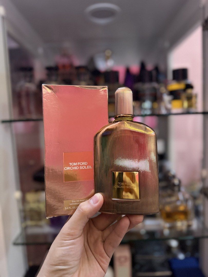 Tom Ford Orchid Soleil (Category: Fragrance & Deodorants) located in Caloocan City. Submitted by babsi26 (Listing ID 1464080642, Image 1). Description: authentic tom ford orchid soleil unsealed to check and photo unsprayed .