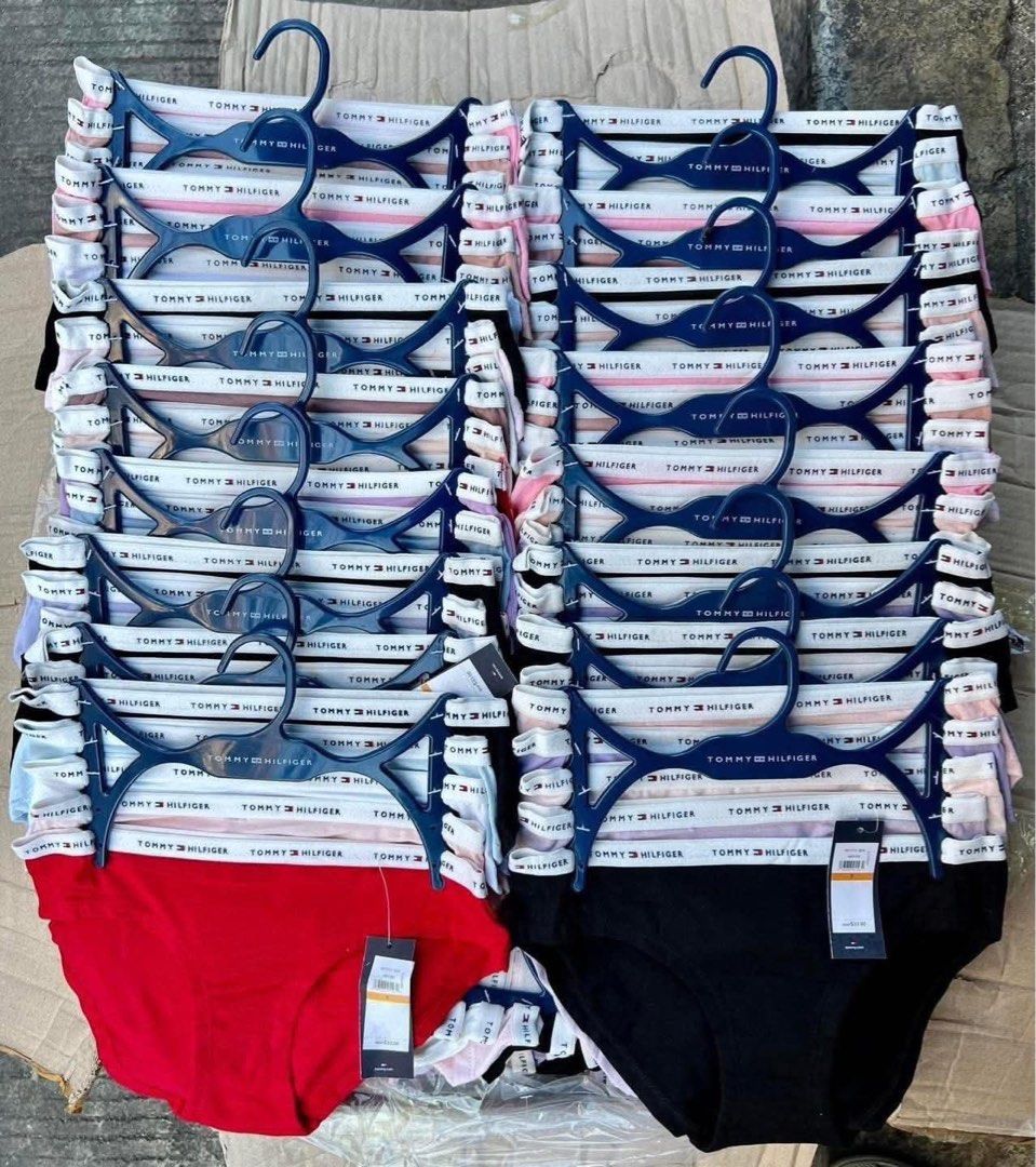 Tommy H. Panty (Category: Undergarments & Loungewear) located in Manila. Submitted by aiman_sole5 (Listing ID 1464070703, Image 2). Description: 5️⃣3️⃣5️⃣ - 5pcs per hanger - assorted color (no choosing) Available size: 🎀 Small 🎀 Medium 🎀 Large 🎀 XL 📍Imus, Cavite - Lalamove (same day delivery) - JNT (₱85 sf around metro manila).