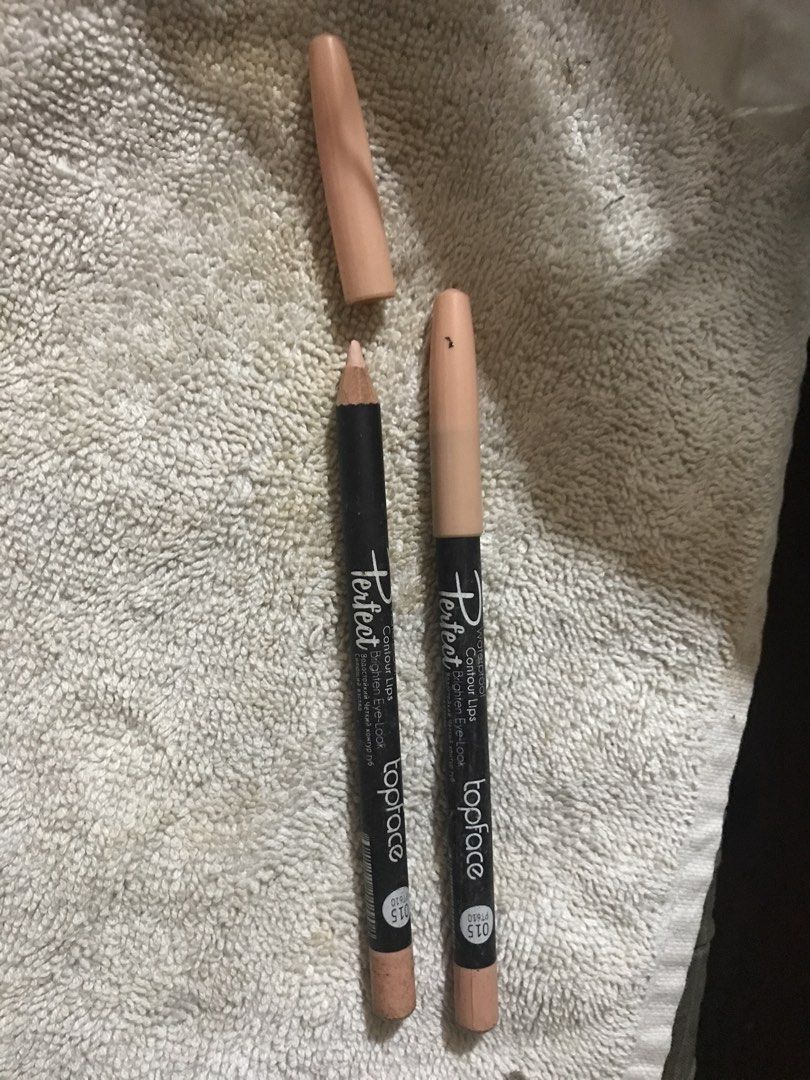 Topface Contour Lips Liner Pencil - Nude (Category: Makeup) located in Marikina City. Submitted by theconstantdeclutterer (Listing ID 1464028552, Image 2). Description: Imported Topface Contour Lips Lip Liner Pencils (2 pcs available) Nude shade. Price for one pencil only. Order now! .