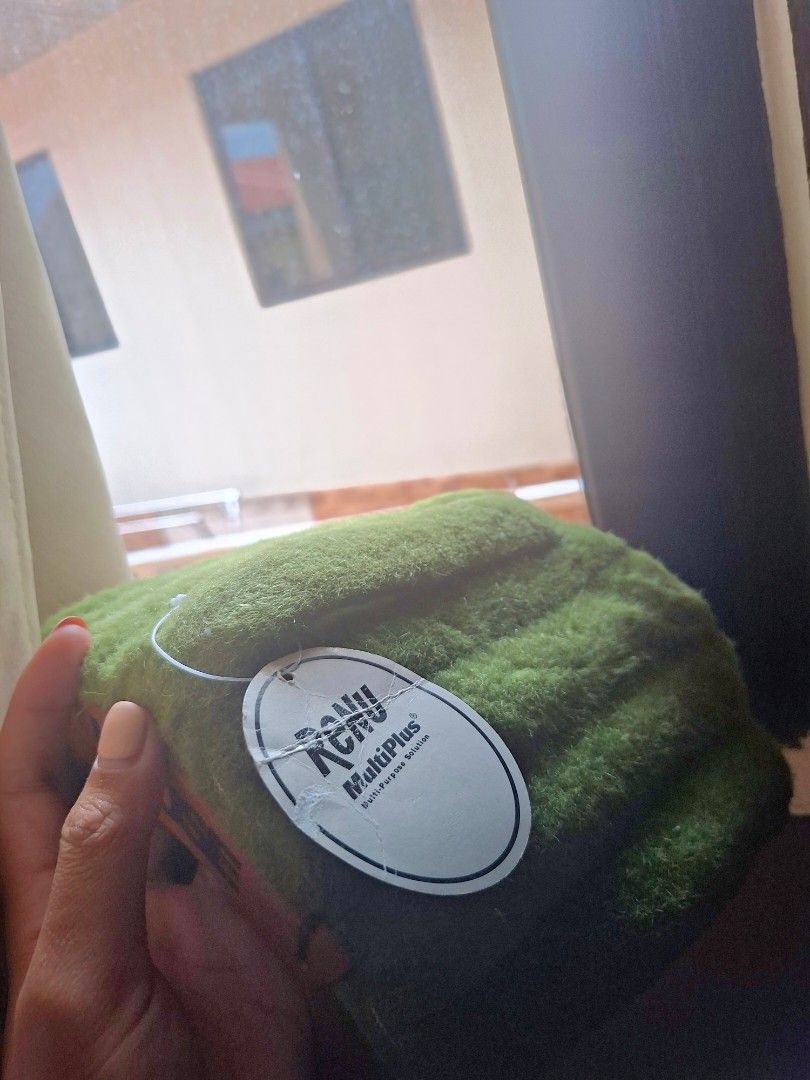Totoro Plush in a House Bed (Category: Plushies & Soft Toys) located in Cebu City. Submitted by __sen (Listing ID 1463982617, Image 2). Description: - Adorable totoro plush peeking out from its charming little house. - House features a green, mossy roof and a wooden 'HOUSE' sign. - Plush toy is soft and features a grey and white color scheme. - Ideal for home decoration or as a cute collectible item. - Totoro tag is Sun Arrow - Comes with origina