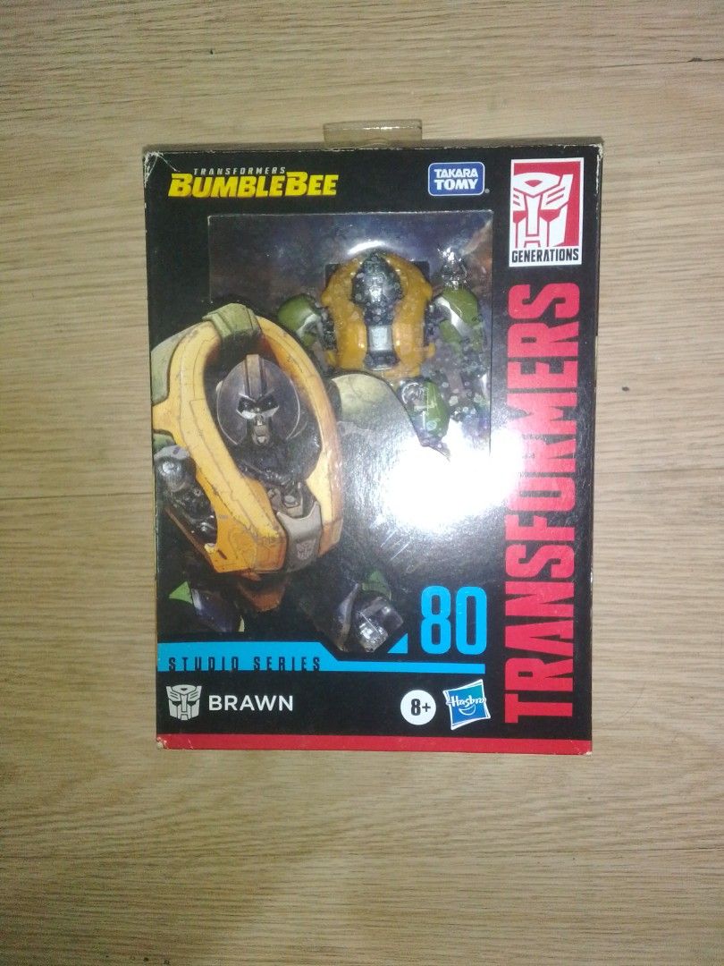 Transformers Studio Series 80 Deluxe Class Brawn (Category: Action & Battle Toys) located in Manila. Submitted by zenfish.8a8bb6 (Listing ID 1463958841, Image 1). Description: Selling Transformers Studio Series 80 Deluxe Class Brawn Description - original made from Hasbro - Transforms into a Cybertronian Car - Includes original packaging - accessories: blaster, and drill - no damaged and issue with box, backdrop, and instructions what you see is 