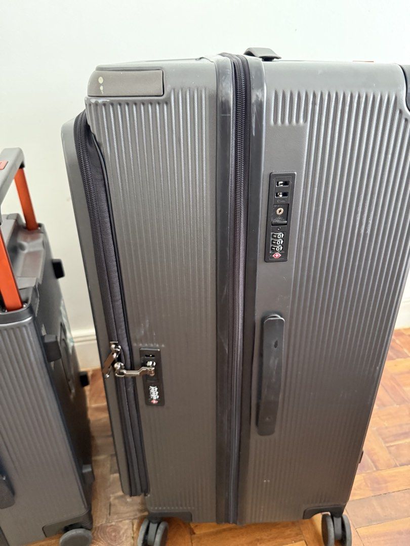 Travelpro Maxlite 5 Luggage Set - 2 Piece (Category: Luggage) located in Manila. Submitted by itsalexa.r (Listing ID 1464051418, Image 3). Description: - Travelpro Maxlite 5 Luggage Set (2 pieces) - Color: Dark Grey - Includes: 1 Carry-on size, 1 Checked size - Features: Spinner wheels for easy maneuverability - Security: TSA-approved locks - Ideal for: Your next vacation or business trip - Condition: Selling as a set.