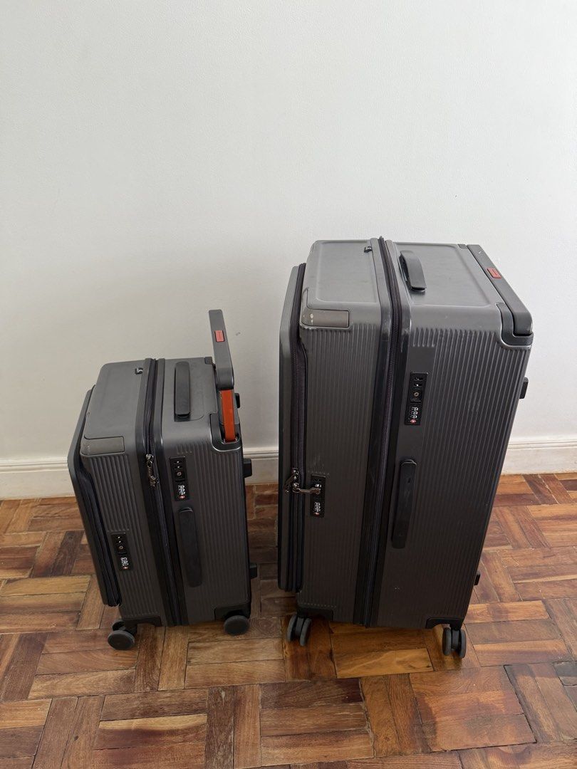 Travelpro Maxlite 5 Luggage Set - 2 Piece (Category: Luggage) located in Manila. Submitted by itsalexa.r (Listing ID 1464051418, Image 2). Description: - Travelpro Maxlite 5 Luggage Set (2 pieces) - Color: Dark Grey - Includes: 1 Carry-on size, 1 Checked size - Features: Spinner wheels for easy maneuverability - Security: TSA-approved locks - Ideal for: Your next vacation or business trip - Condition: Selling as a set.