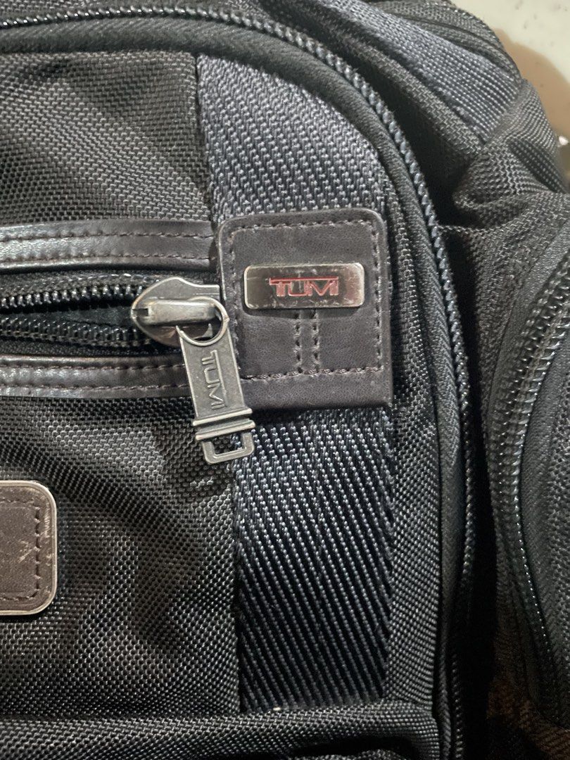 TUMI Alpha Bravo Backpack (Category: Luxury Bags & Wallets) located in Iligan City. Submitted by ileganteph (Listing ID 1464059902, Image 3). Description: YKK Zipper Tumi Hardwares With Creed With Metal Plate .