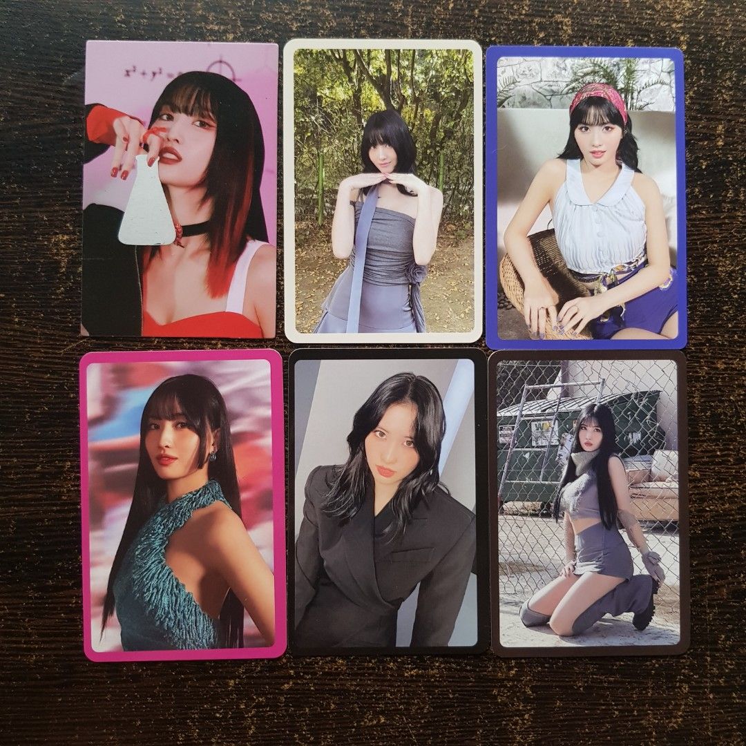 TWICE Photocards - Official (Category: K-Wave Merchandise) located in Manila. Submitted by lenn2021 (Listing ID 1464126144, Image 3). Description: Official TWICE photocards Jeongyeon | Momo | Sana | Jihyo | Dahyun Declutter Sale! Prices on pic mode of delivery: jnt mode of payment:gcash deadline of payment:PAYO(Prio)/3days location:Manila 🙅‍♀️Sensitive.