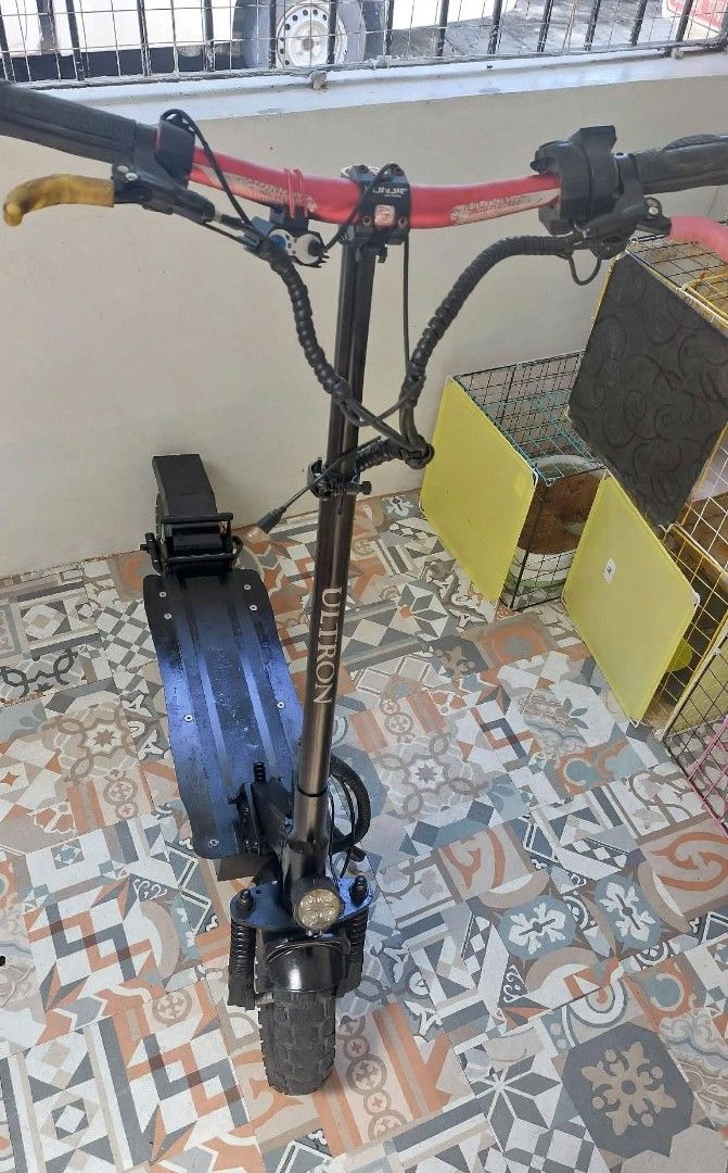 Ultron Electric Scooter (Category: Skates, Rollerblades & Scooters) located in Santa Rosa. Submitted by cherrysmith (Listing ID 1464018681, Image 1). Description: Ultron Electric Scooter 22,000 ONLY! Good condition , healthy battery and motor Battery-operated and can still do a round trip from Santa Rosa to Jose Rizal Calamba Coliseum with charge remaining Foldable Keyless start but you can still have a key just buy/install a key ignition if pref