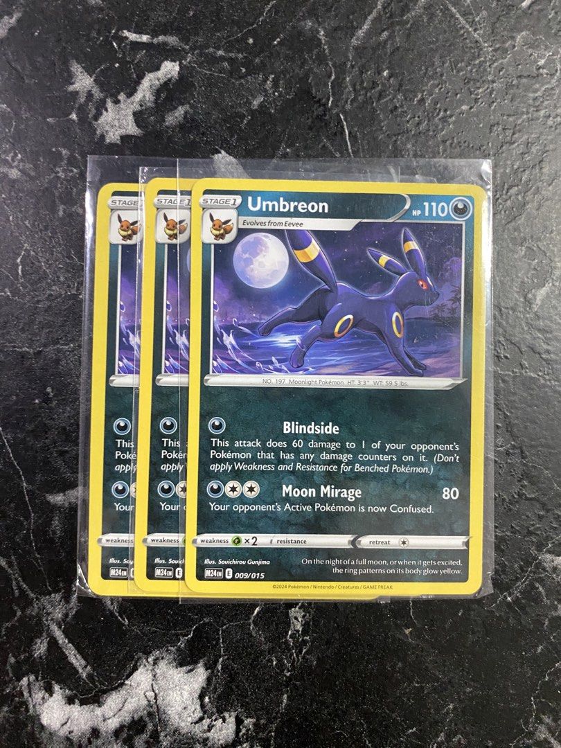 Umbreon Mcdo promo (Category: Raw Singles) located in Makati City. Submitted by choylazcano (Listing ID 1464079378, Image 1). Description: 90 each.