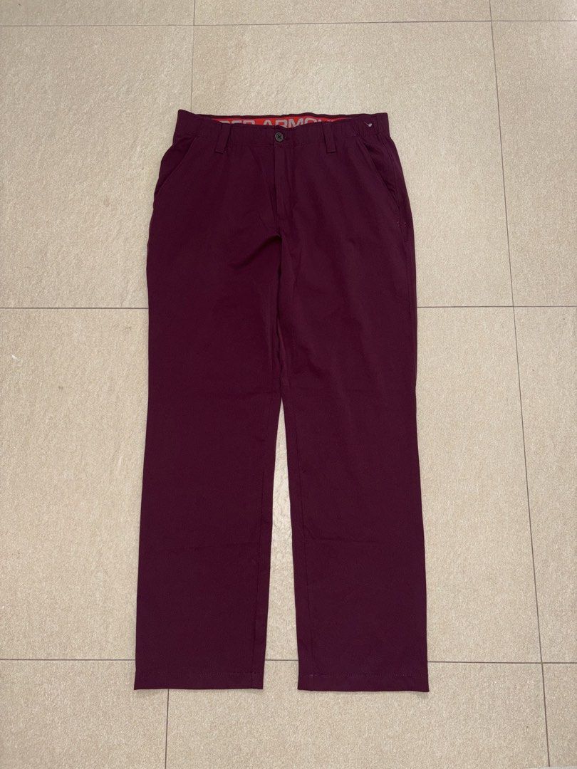 UNDER AMOUR GOLF DRI FIT PANTS (Category: Trousers) located in Manila. Submitted by triptothrift7 (Listing ID 1464066727, Image 1). Description: pm me for fast transaction! UNDER AMOUR GOLF DRI FIT PANTS for only 1500 size 34 on tag actual waistline 32 x 34 length 41 hem 8 no issue excellent condition color rate 9/10 mode of payment gcash or bank transfer location Biñan laguna.