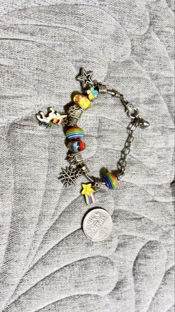 Unicorn rainbow bracelet pandora-like (Category: Babies & Kids Fashion) located in Calamba. Submitted by cur8d (Listing ID 1463986079, Image 1). Description: .