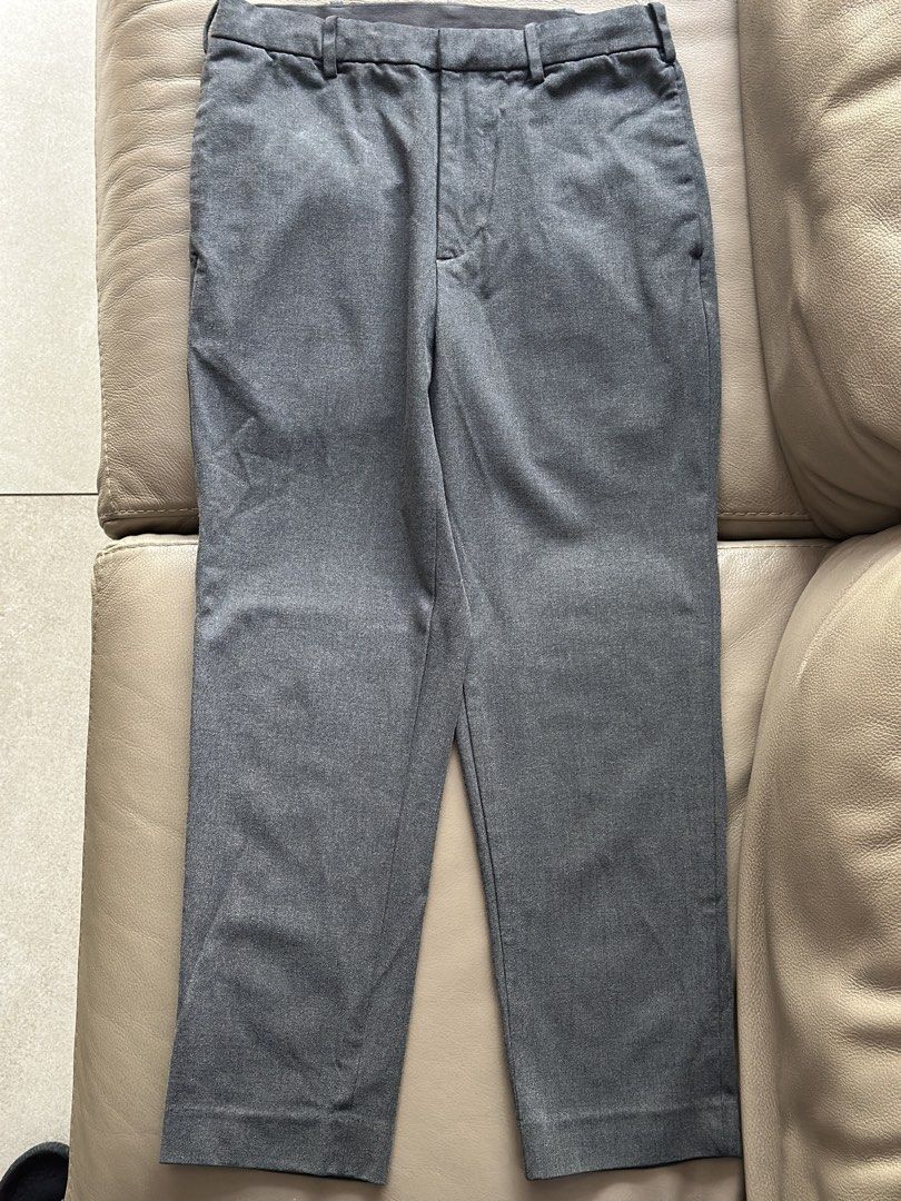 Uniqlo Smart Ankle Pants Black and Grey (Category: Trousers) located in Cainta. Submitted by the_lawww (Listing ID 1464048344, Image 1). Description: - Uniqlo Pants Bundle (Grey) - Size: Small (Waist 68-76cm) - Black Pants: 67% Polyester, 29% Rayon, 4% Spandex - Grey Pants: 51% Polyester, 29% Rayon, 20% Spandex - Perfect for casual outings or office wear - Selling both pairs together ₱600 For meetups and delivery Antipolo, Taytay, Cainta, Pasig, 