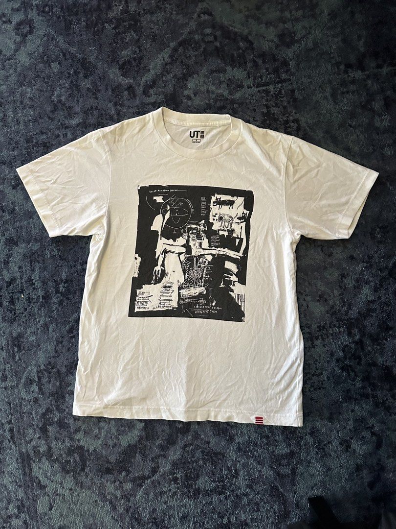 Uniqlo Basquiat Shirt (Category: Shirts) located in Makati City. Submitted by smolpapi (Listing ID 1464135009, Image 1). Description: Uniqlo UT x Jean-Michel Basquiat Graphic T-Shirt.