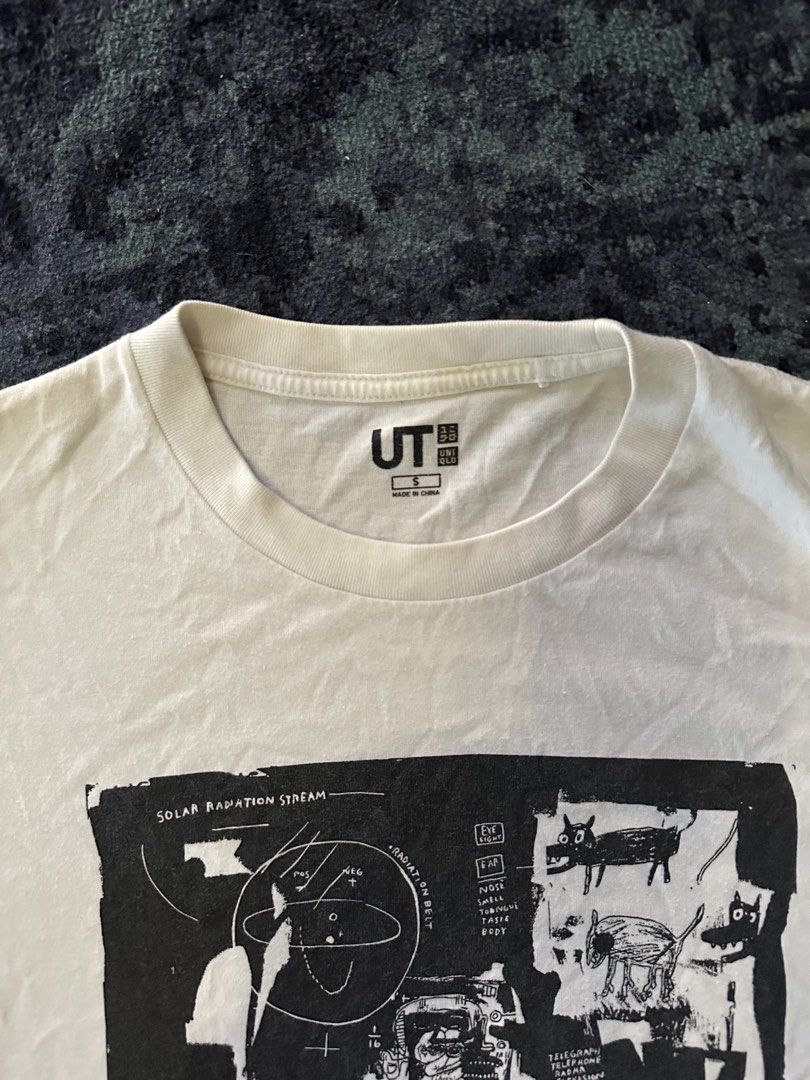 Uniqlo Basquiat Shirt (Category: Shirts) located in Makati City. Submitted by smolpapi (Listing ID 1464135009, Image 2). Description: Uniqlo UT x Jean-Michel Basquiat Graphic T-Shirt.