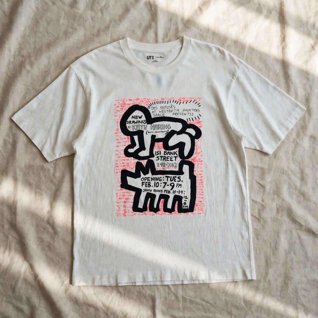 Uniqlo x keith haring tee (Category: Formal Shirts) located in Digos. Submitted by thriftnigoy (Listing ID 1464009411, Image 1). Description: UNIQLO X KEITH HARING 450🏷️ Dimes: inches Width 21 length: 28 Medium to large - Excellent condition - color rate 9.9 - no issue.