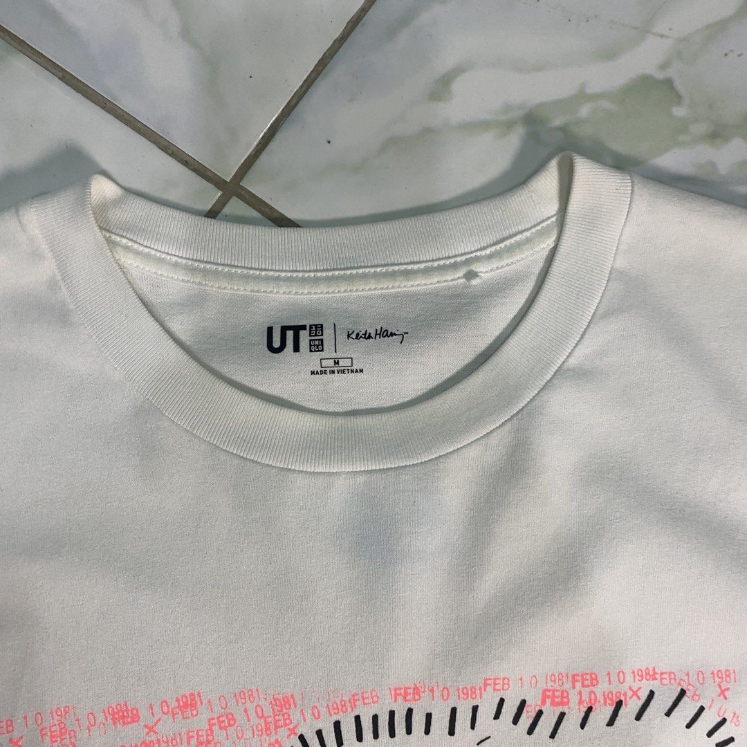 Uniqlo x keith haring tee (Category: Formal Shirts) located in Digos. Submitted by thriftnigoy (Listing ID 1464009411, Image 3). Description: UNIQLO X KEITH HARING 450🏷️ Dimes: inches Width 21 length: 28 Medium to large - Excellent condition - color rate 9.9 - no issue.