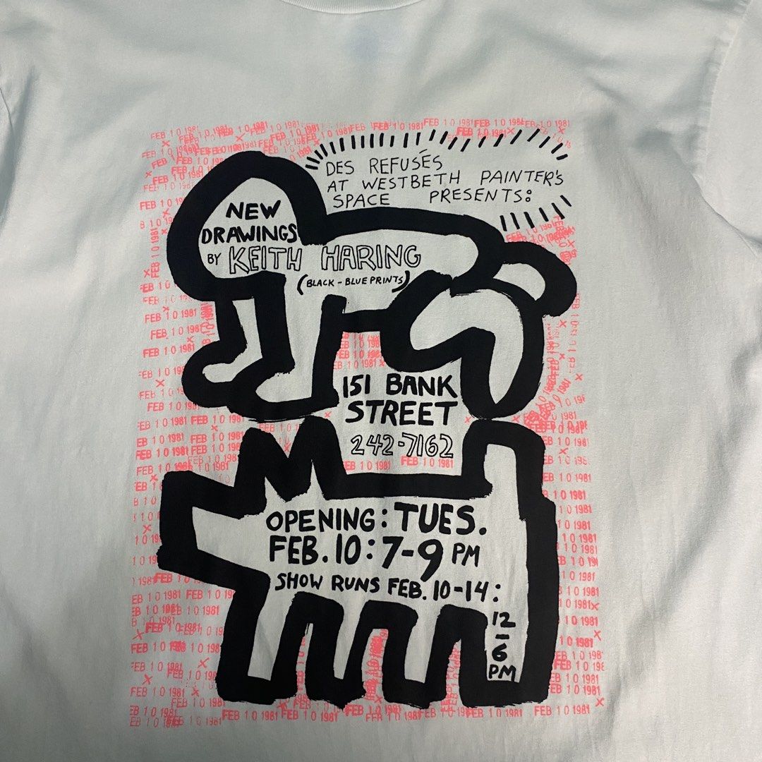 Uniqlo x keith haring tee (Category: Formal Shirts) located in Digos. Submitted by thriftnigoy (Listing ID 1464009411, Image 2). Description: UNIQLO X KEITH HARING 450🏷️ Dimes: inches Width 21 length: 28 Medium to large - Excellent condition - color rate 9.9 - no issue.