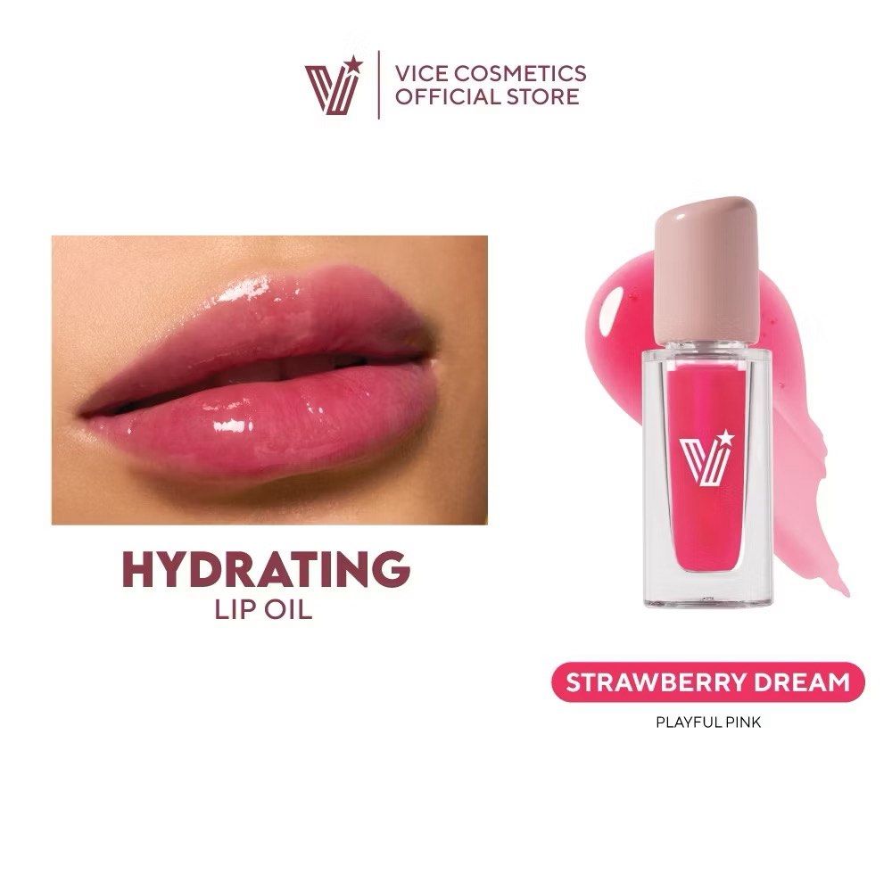 vice co. perfefect kizz hydrating lip oil (Category: Makeup) located in Cavite. Submitted by rhizzaroo_ (Listing ID 1464006596, Image 2). Description: vice co. perfefect kizz hydrating lip oil srp: ₱245 mine: ₱145 1 strawberry dream.