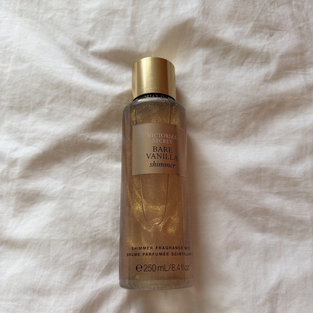 Victoria's Secret Bare Vanilla Shimmer (Category: Fragrance & Deodorants) located in Mabalacat. Submitted by pauwieee12 (Listing ID 1463956906, Image 2). Description: - Victoria's Secret Bare Vanilla Shimmer Fragrance Mist - Scent: Sweet Vanilla with Shimmer - Size: 250ml / 8.4 fl oz - Includes Victoria's Secret Paper Bag - From Australia .