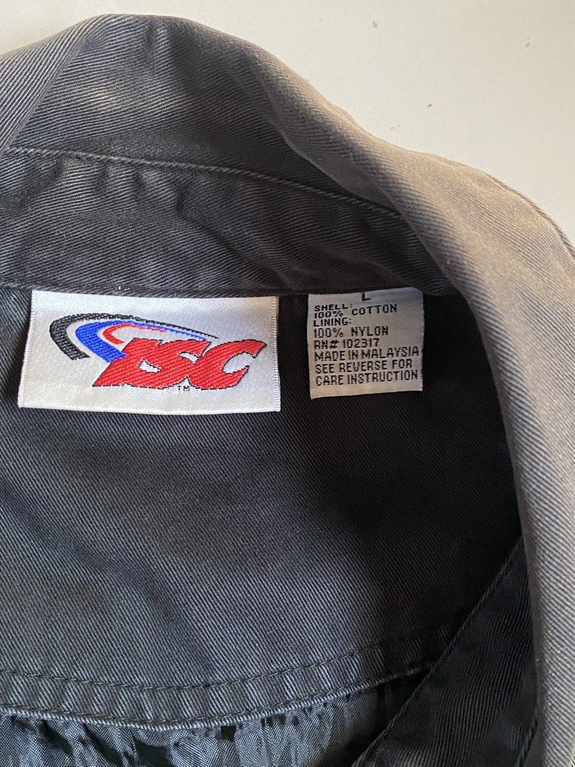 Vintage Harrington Speedway Jacket (Category: Coats, Jackets and Outerwear) located in Baguio. Submitted by yunothewizardking (Listing ID 1463947109, Image 3). Description: - Cool jacket from California Speedway - Size: Large (L) - Shell: 100% Cotton - Lining: 100% Nylon - Made in Malaysia - Ideal for fans of the speedway and racing history.