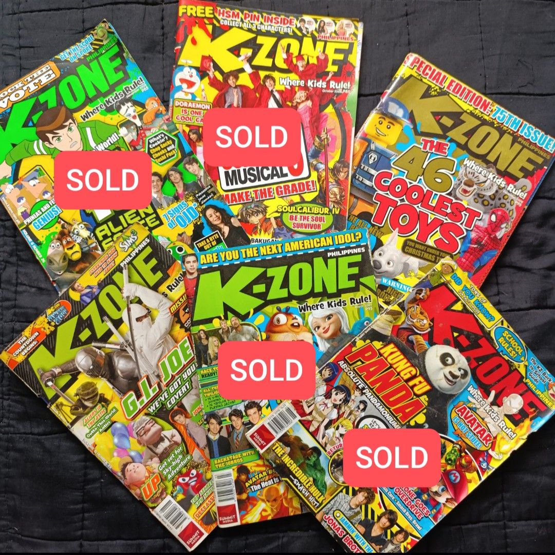 Vintage K-Zone Magazines w Foldabots (Category: Magazines) located in Antipolo. Submitted by mymymagshop (Listing ID 1458926009, Image 1). Description: Vintage K-Zone Mags with Foldabots 250 each or 200 if take all gcash.