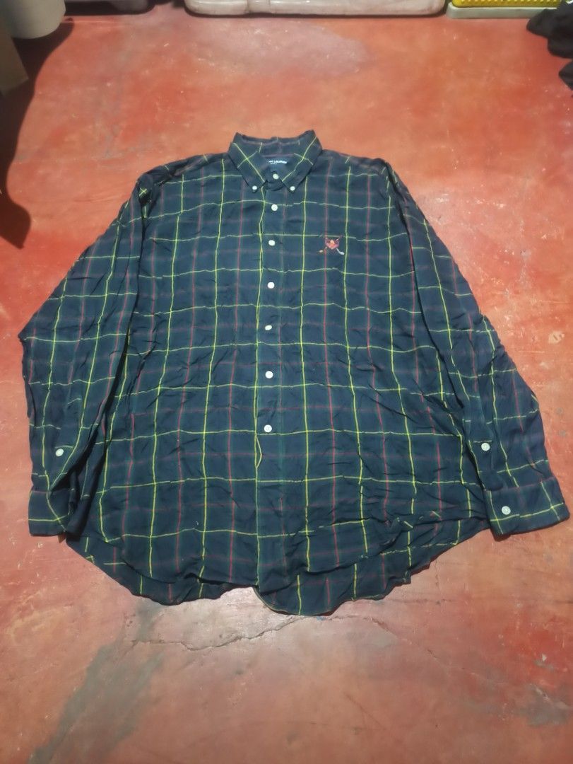 vintage RL 🏌 (Category: Activewear) located in Davao. Submitted by thriftnisayre (Listing ID 1463997952, Image 1). Description: ralph laurel golf botton down dimes 23/31 no issue ❌.