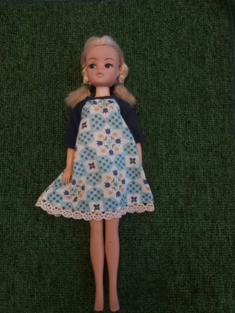 Vintage Funtime Sindy Doll - Second Generation 1977-80 (Category: Action & Battle Toys) located in Manila. Submitted by thepartypeopleph (Listing ID 1463960149, Image 3). Description: - Vintage Funtime Sindy Doll - Second Generation (1977-1980), Pedigree UK released, Made in HK - Hair needs conditioning and some strands missing. Includes a retro-patterned dress with lace trim - Good vintage condition - Perfect for collectors and enthusiasts SF to