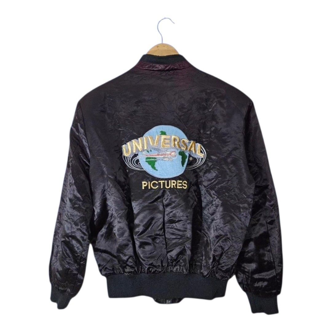 Vintage Universal pictures promo jacket (Category: Coats, Jackets and Outerwear) located in Baguio. Submitted by fadexquisite (Listing ID 1463984712, Image 2). Description: Vintage Universal pictures promo jacket Med 26x22 Excellent condition 700 plus ship fee.