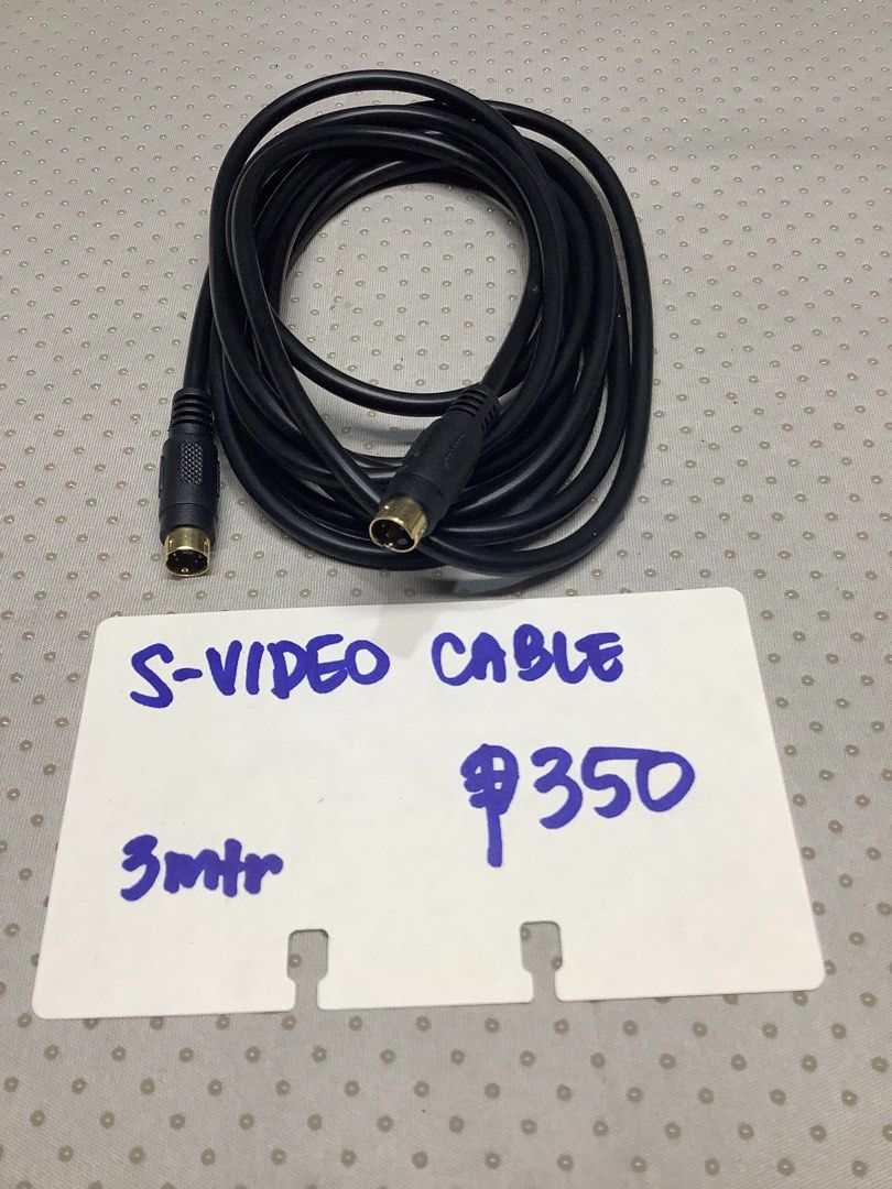 Vintage Video Cables Pre-Loved All Working (Category: Other Audio Equipment) located in Paranaque City. Submitted by seb_trading (Listing ID 1464077080, Image 2). Description: assorted vintage video cables out of production digital cables & analog all tested working almost new last price Paranaque area P350 each .