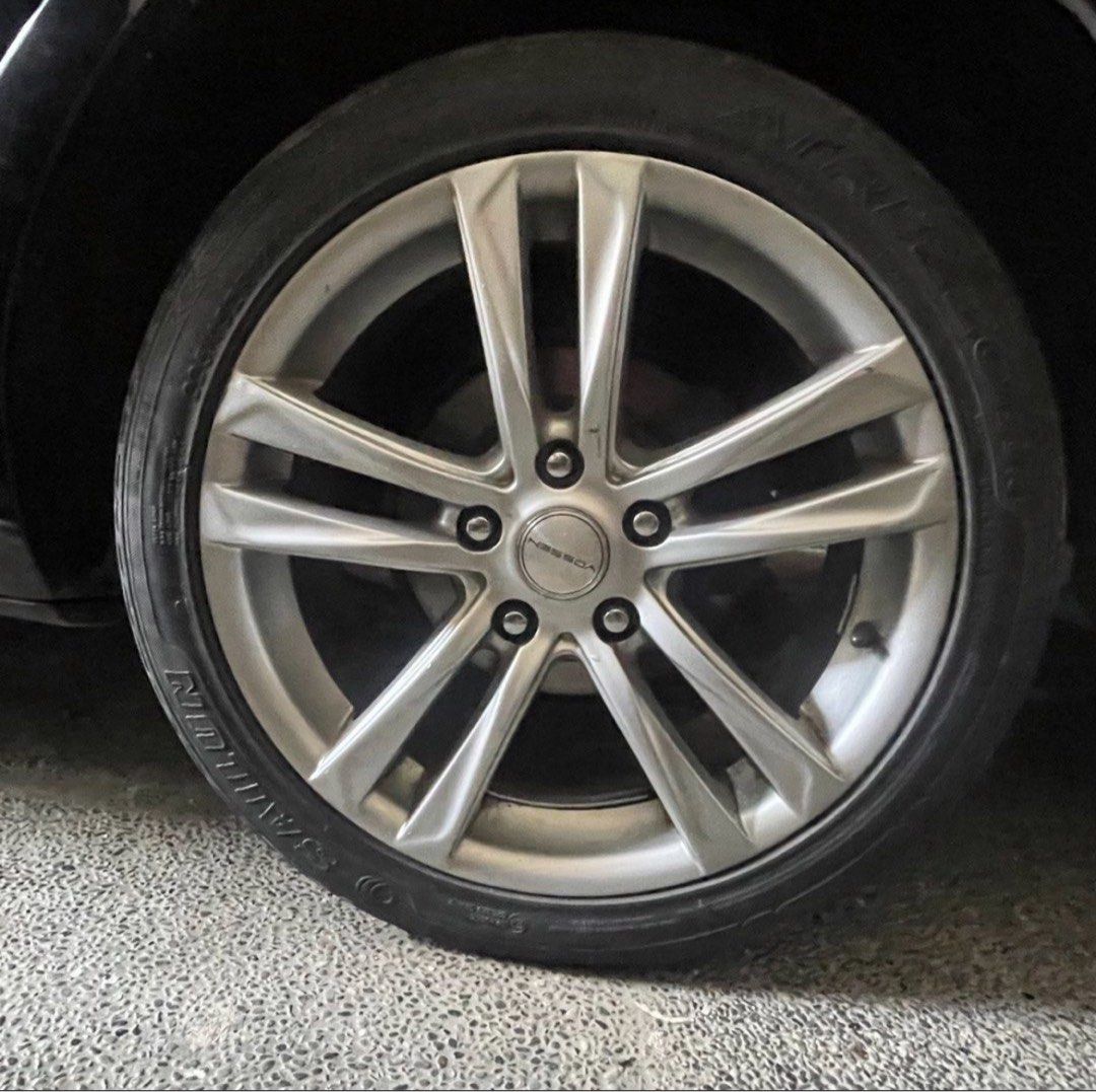 Vossen 17” mags (Category: Mags and Tires) located in Paranaque City. Submitted by zack.sells (Listing ID 1463997365, Image 1). Description: 17” Vossen Mags with pantayo tires Fit for Camry, Innova and other PCD 5x114 ₱30,000 negotiable Paranaque area.