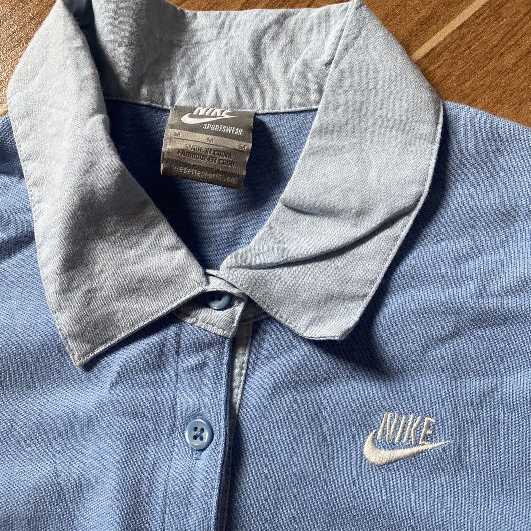 Vtg nike polo (Category: Others Tops) located in Paete. Submitted by fat.archives (Listing ID 1464083305, Image 2). Description: Dimes Bust16 Length 24 +sf.