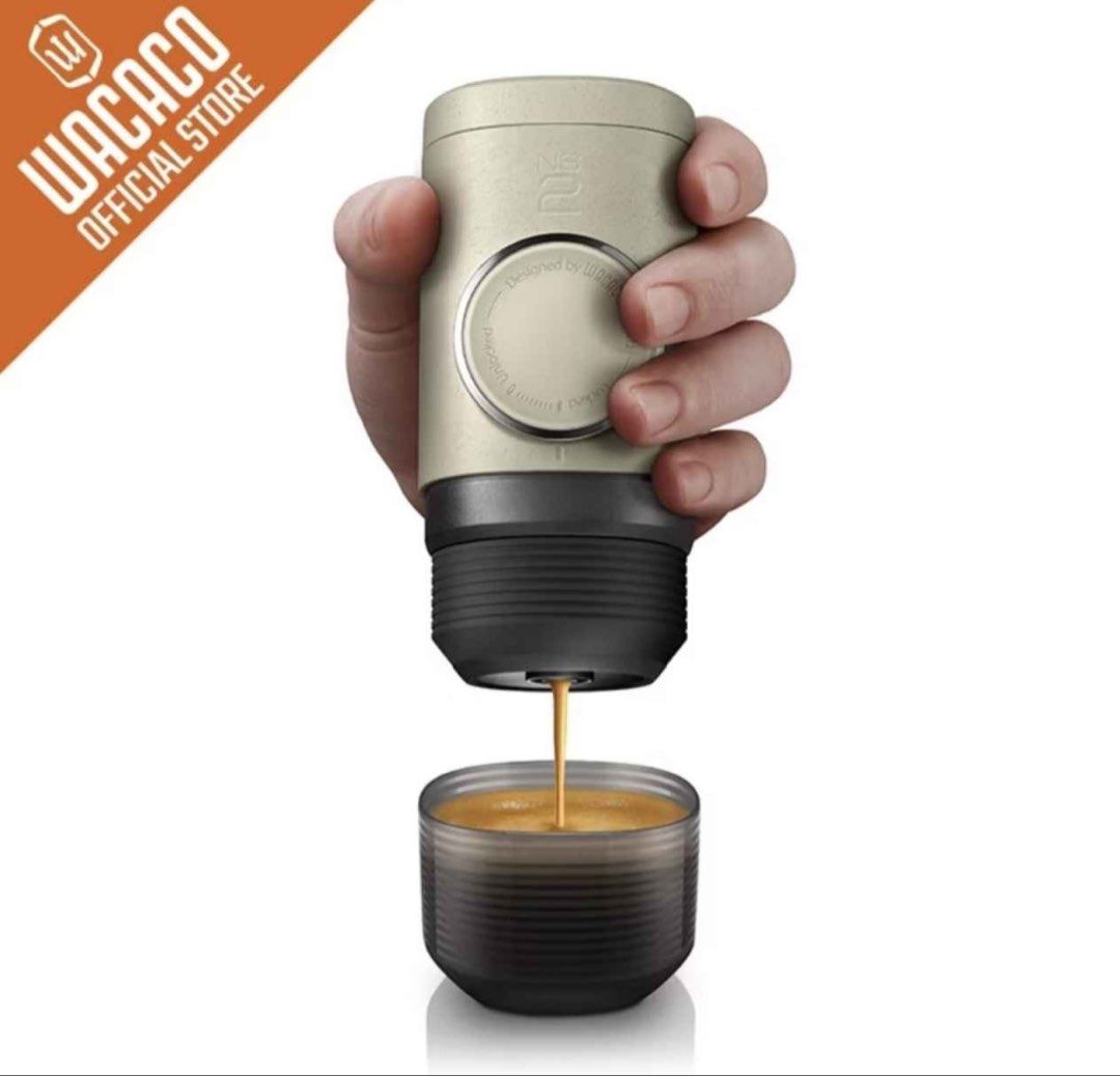 WACACO Minipresso NS2 Capsule Espresso Machine (Category: Coffee Machines & Makers) located in Manila. Submitted by fayepalana (Listing ID 1464105196, Image 2). Description: Brand new po (Sealed pa) na double po ang bili. 3,500 po ito sa online app.