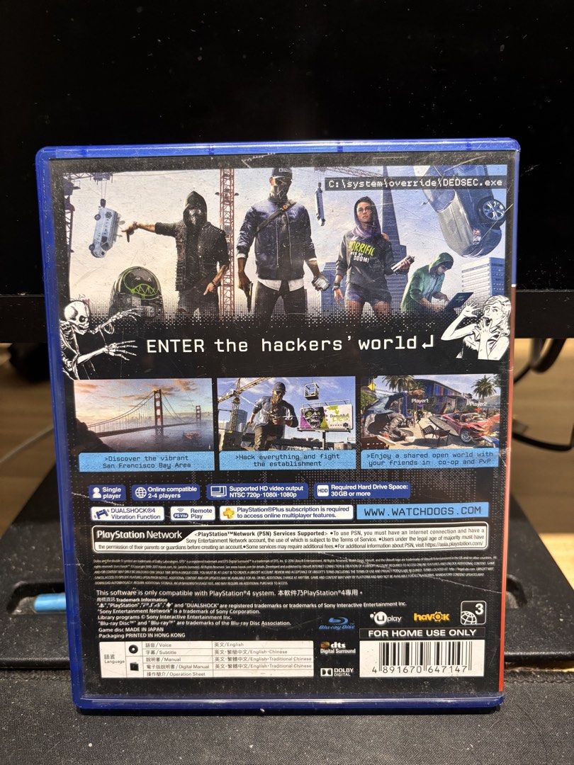 WATCH DOGS 2 (Category: PlayStation) located in Manila. Submitted by gabzxz (Listing ID 1464071964, Image 2). Description: Watch Dogs 2 Condition: ✅ Original PS4 discs ✅ Disc cases included ✅ Tested/working ✅ No major damage visible on the discs ⚠️ Cases/inserts may show signs of use — please check photos RFS: Not being used anymore. PM if interested. Serious buyers only. Thank you!.