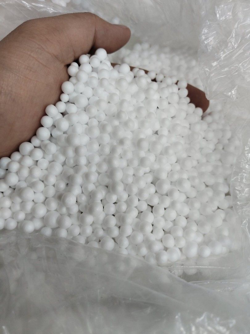 Styro Beads for Beanbags (Category: Craft Supplies & Tools) located in Manila. Submitted by silienat (Listing ID 1464071820, Image 1). Description: - 1kg per Bag/Order - Perfect for craft projects, stuffing pillows, or bean bags.