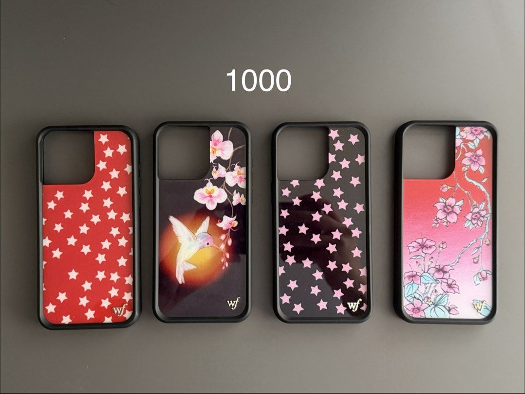 Wildflower Cases (Category: Cases & Sleeves) located in Valenzuela. Submitted by 2chad4chad (Listing ID 1464072154, Image 1). Description: Original no box but can show proof of purchase For iphone 15 pro max Used once/twice. Good as new Grab/lalamove ready.