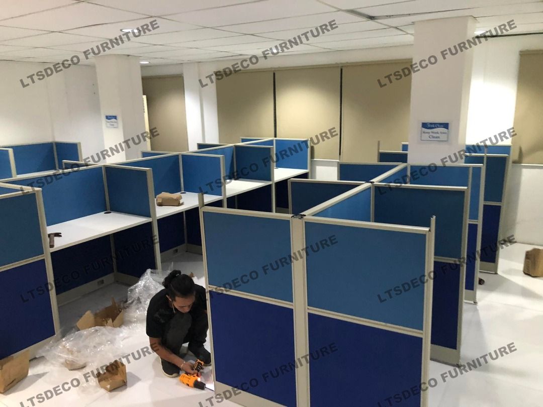 WORKSTATION TABLES MODULAR OFFICE PARTITION FURNITURES (Category: Office Furniture & Fixtures) located in Caloocan City. Submitted by cheska.ltsdeco (Listing ID 1463941503, Image 2). Description: 👉Are you looking for WORKSTATION, MODULAR CUBICLES OFFICE PARTITION, and OFFICE FURNITURE SUPPLIER? LTSDECO Furniture, is direct supplier, manufacturer, and trusted provider of high quality, affordable and durable modular office divider partition, home 
