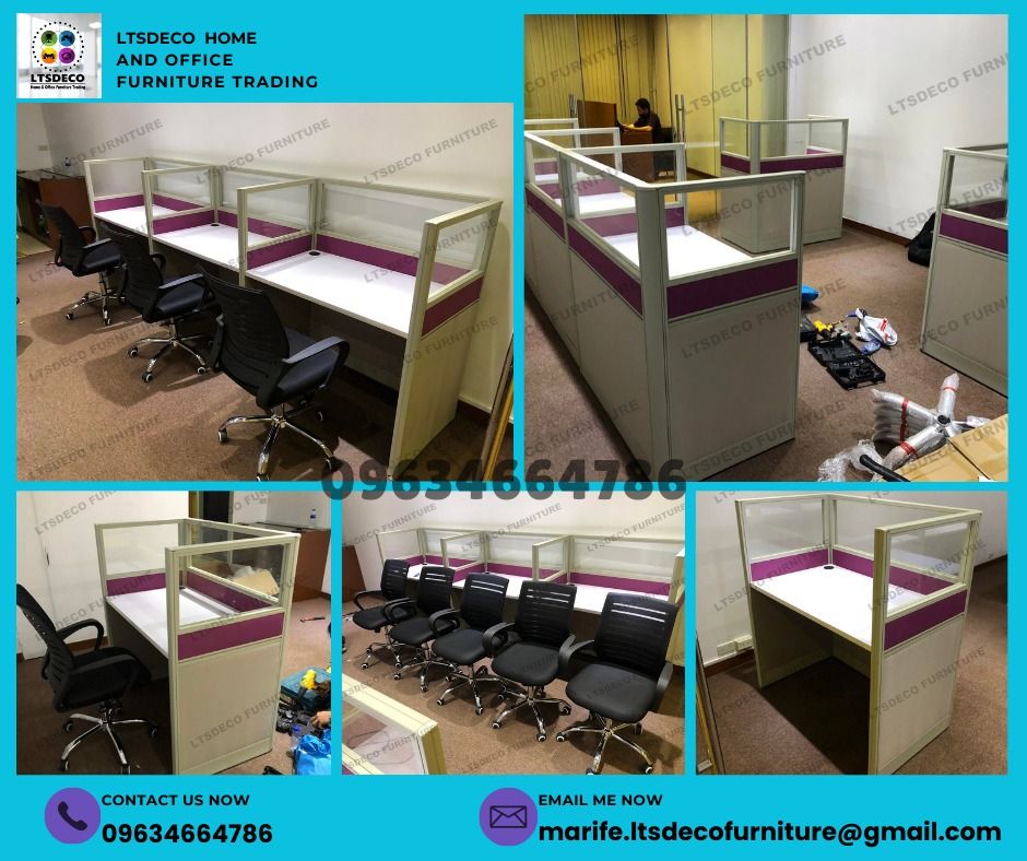 WORKSTATION TABLES MODULAR OFFICE PARTITION FURNITURE CUSTOMIZED (Category: Office Furniture & Fixtures) located in Mandaluyong City. Submitted by jessalyn.montero (Listing ID 1464011507, Image 3). Description: 👉Are you looking for WORKSTATION, MODULAR CUBICLES OFFICE PARTITION, and OFFICE FURNITURE SUPPLIER? LTSDECO Furniture, is direct supplier, manufacturer, and trusted provider of high quality, affordable and durable modular office divider p