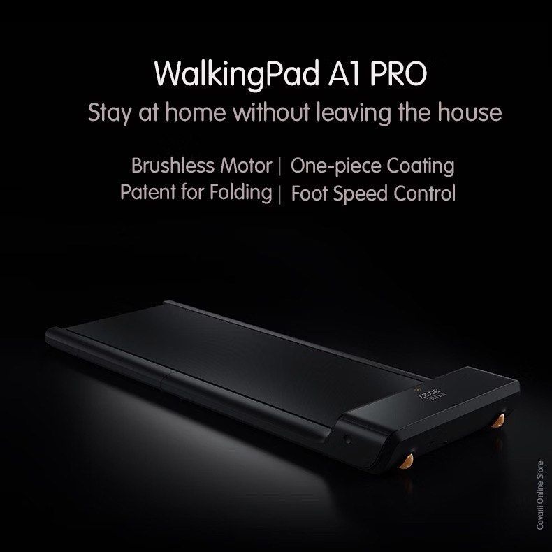 Xiaomi Kingsmith WalkingPad A1 PRO Foldable Treadmill (Category: Cardio & Fitness Machines) located in Quezon City. Submitted by arthurion (Listing ID 1464065785, Image 1). Description: Very brand new condition. Bought from Official Store at 17k php Used twice only for light walking. Reason for selling: Hindi nagagamit; I am always outside..
