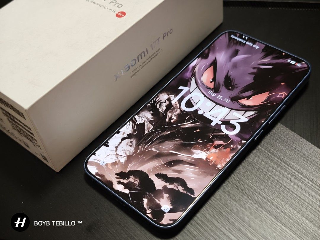 Xioami 17t pro (Category: Xiaomi) located in Pasig City. Submitted by boybtebillo (Listing ID 1464077513, Image 1). Description: Camera and gamming phone Solid telephoto camera Good as new condition 36 cycle count Xiaomi 17t pro 512gb ntc Inclusion: Box Manual 100w charger Cable Ejector Case Cash on delivery nationwide Sameday delivery metro manila contact:o929-347-7910 f-b boybtebillo .
