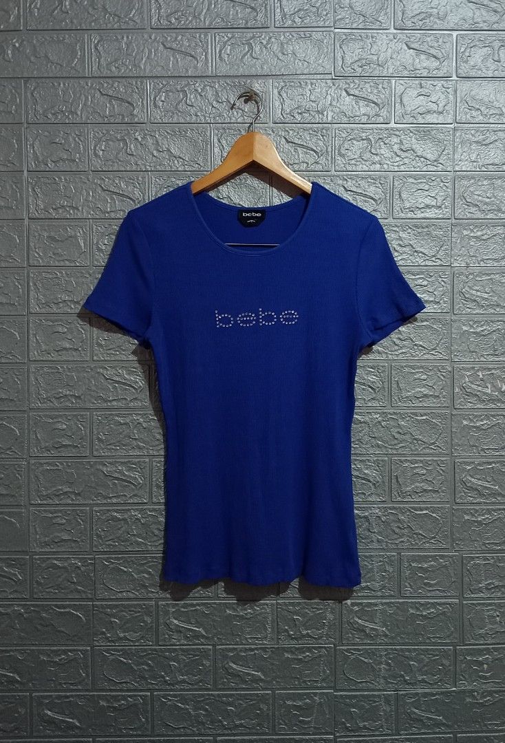 Y2K Bebe Rhinestone (Category: Activewear) located in Manila. Submitted by mariacafra0420 (Listing ID 1464022877, Image 1). Description: Y2K Bebe Rhinestone Size large Width 17 Lenght 24 Excellent condition No issue 550 + sf Dm 📩.