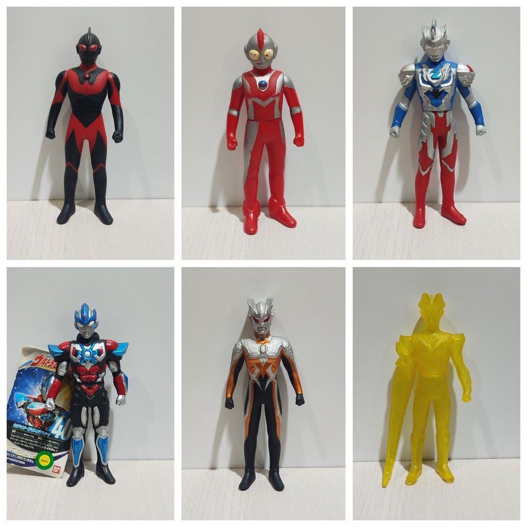 Year 1990’s - early 2000 Ultraman Figure sofubi / Soft vinyl (Category: Figurines & Statues) located in Santa Rosa. Submitted by toysandusbmg (Listing ID 1463993156, Image 2). Description: Year 1990’s - early 2000 Ultraman Figure sofubi / Soft vinyl Price range : 200 - 400php each - Preowned items from Japan - No box, in used condition - 12 cm to 14 cm - Items has paint chips due to handling and old age. Please manage your expectation. - Best for