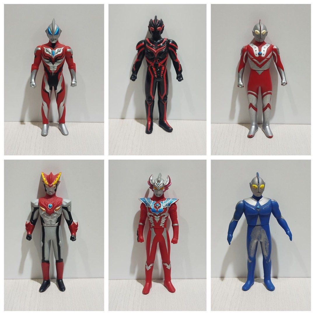 Year 1990’s - early 2000 Ultraman Figure sofubi / Soft vinyl (Category: Figurines & Statues) located in Santa Rosa. Submitted by toysandusbmg (Listing ID 1463993156, Image 1). Description: Year 1990’s - early 2000 Ultraman Figure sofubi / Soft vinyl Price range : 200 - 400php each - Preowned items from Japan - No box, in used condition - 12 cm to 14 cm - Items has paint chips due to handling and old age. Please manage your expectation. - Best for