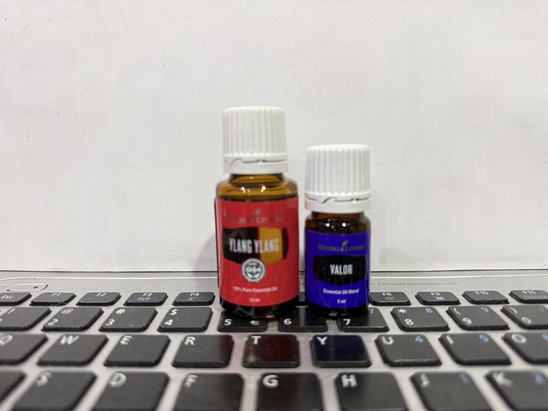Young Living Essential Oils (Category: Home Fragrance) located in Manila. Submitted by -littlestars- (Listing ID 1464068992, Image 1). Description: Authentic sealed brand new Php 1,500 each Ylang Ylang 15ml Valor 5ml .