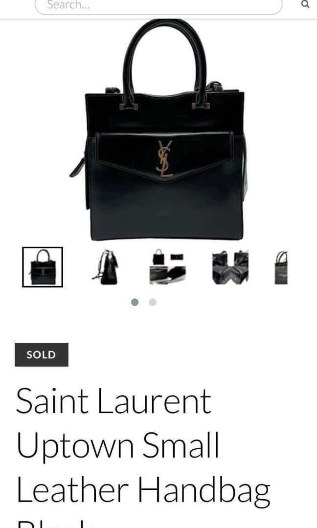 YSL Uptown (Category: Luxury Bags & Wallets) located in Iloilo. Submitted by jananapad (Listing ID 1464013826, Image 3). Description: YSL Uptown Like new! Excellent 38k only! Rush! #10.